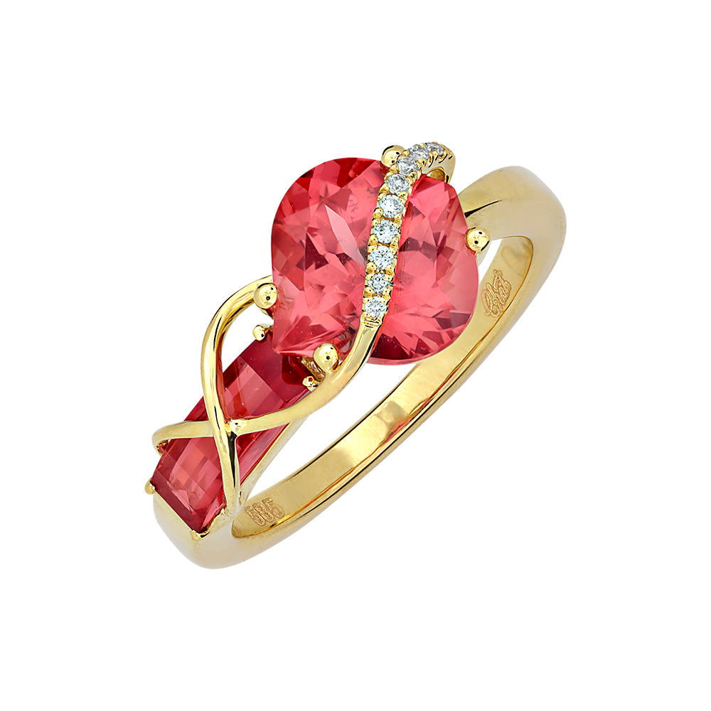 Padparadscha Ring