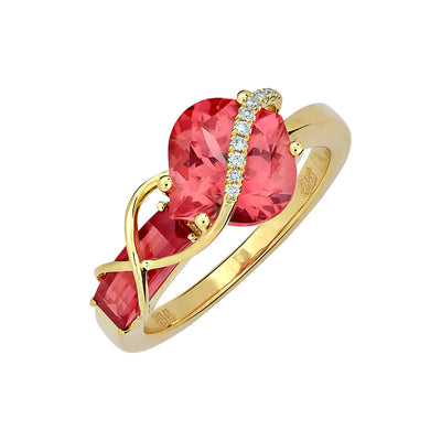 Padparadscha Ring