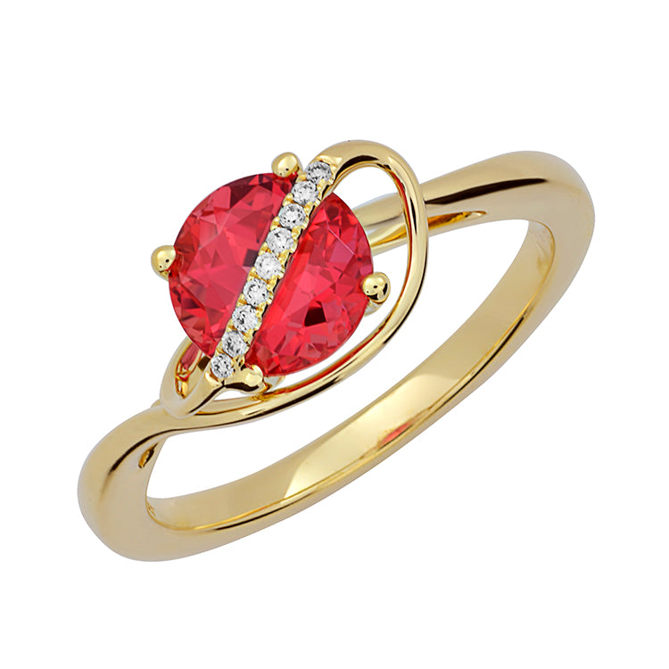 Padparadscha Ring