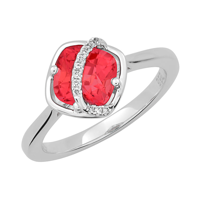 Padparadscha Ring