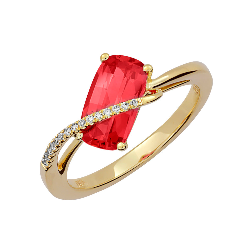 Padparadscha Ring