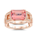 Champagne Sapphire Ring