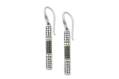 Dewi Sita Earrings- Black Spinel