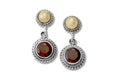Doral Earrings- Garnet