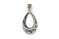 Embrace Pendant- Black Shell