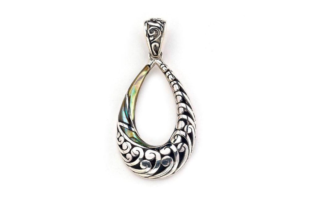 Embrace Pendant- Paua