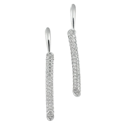 Lab Grown Diamond Fashion Bar Earrings