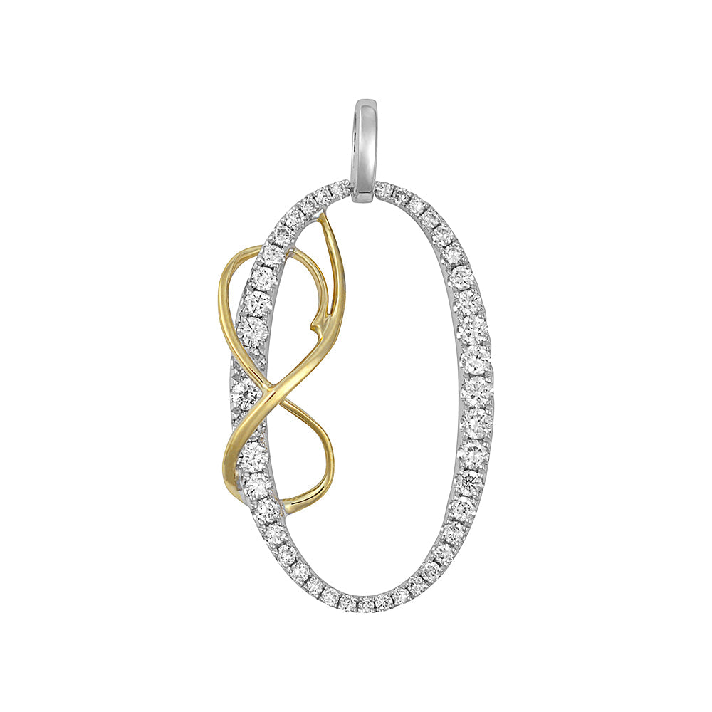 Lab Grown Diamond Anniversary Pendant 8