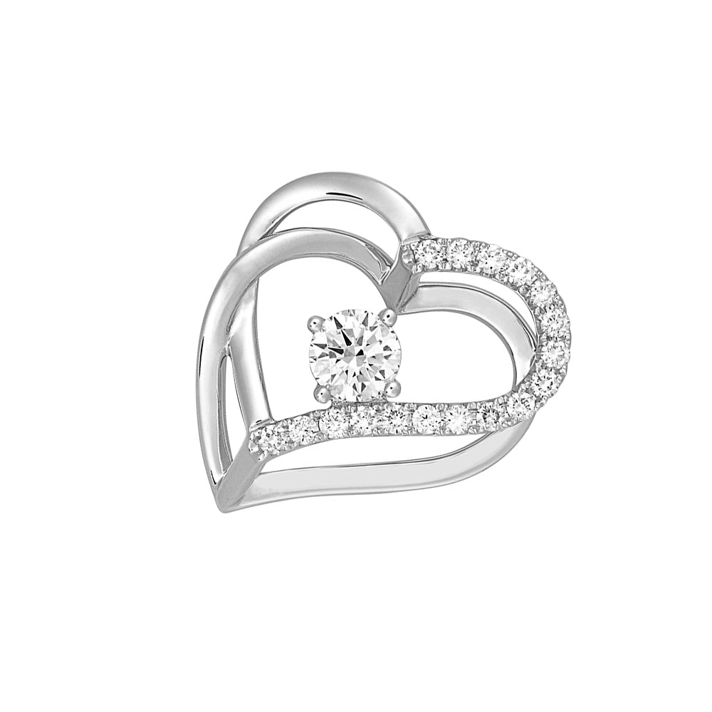 Lab Grown Diamond Fashion Heart Pendant