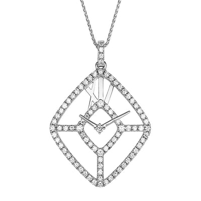 Lab Grown Diamond Clock Pendant