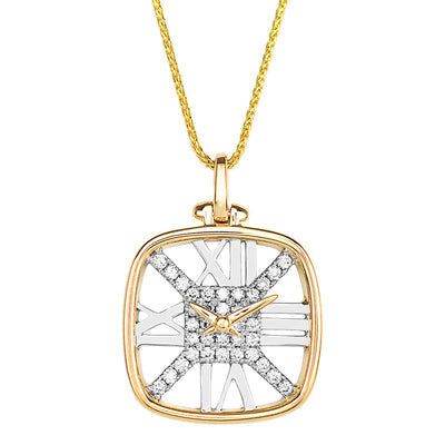 Lab Grown Lab Grown Diamond Clock Pendant