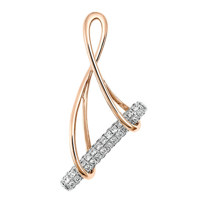 Lab Grown Diamond Fashion Bar Pendant