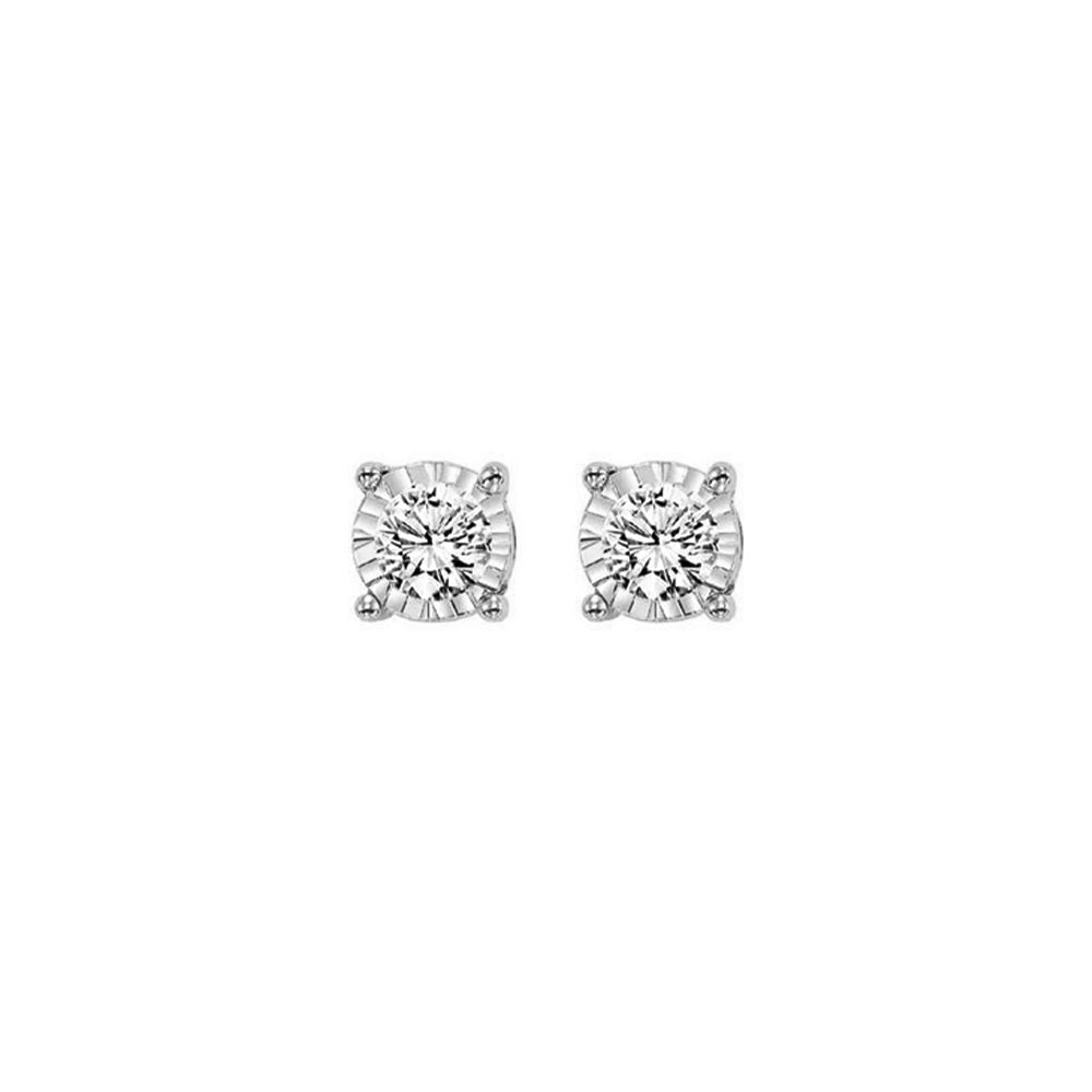 14Kt White Gold Diamond 1/3Ctw Earring