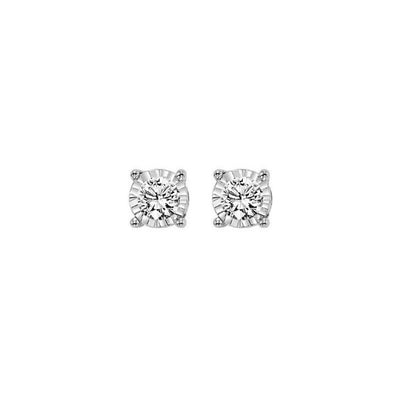14Kt White Gold Diamond 1/3Ctw Earring