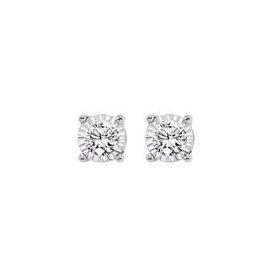 14Kt White Gold Diamond 1/2Ctw Earring