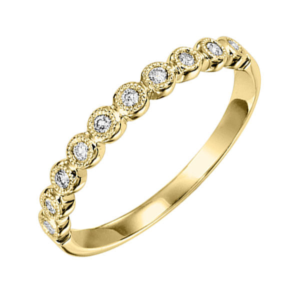 10Kt Yellow Gold Diamond 1/10Ctw Ring