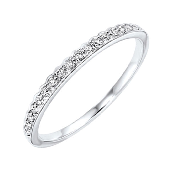 10Kt White Gold Diamond 1/8Ctw Ring