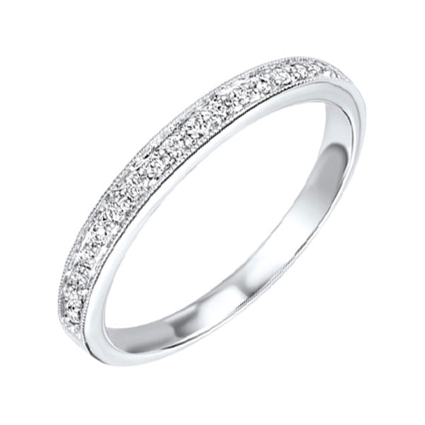 10Kt White Gold Diamond 1/8Ctw Ring