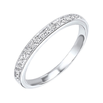 10Kt White Gold Diamond 1/8Ctw Ring