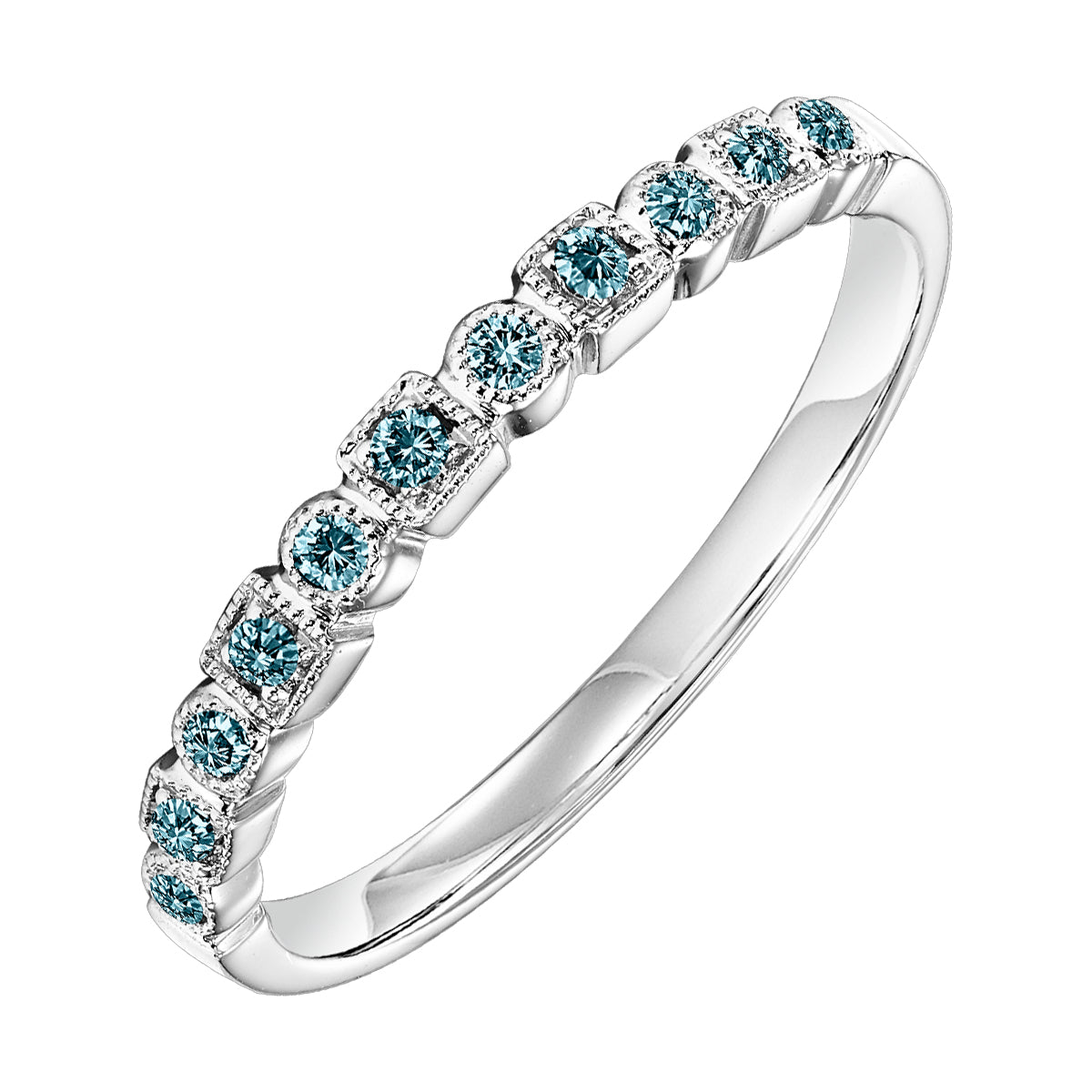 10Kt White Gold Diamond 1/10Ctw Ring