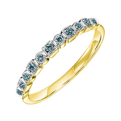 14Kt Yellow Gold Diamond 1/10Ctw Ring