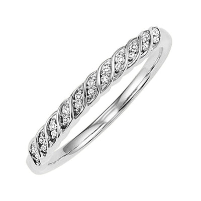 10Kt White Gold Diamond 1/20Ctw Ring