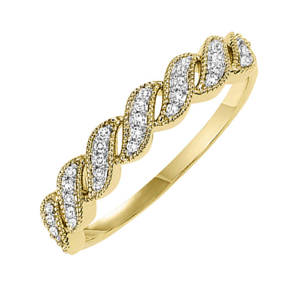 10Kt Yellow Gold Diamond 1/10Ctw Ring