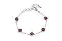 Glow Bracelet- Garnet