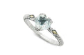 Glow Heart Ring- White Topaz