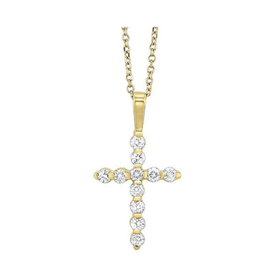 14Kt Yellow Gold Diamond 1/10Ctw Pendant