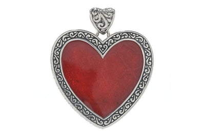 Heart Reef Pendant- Coral