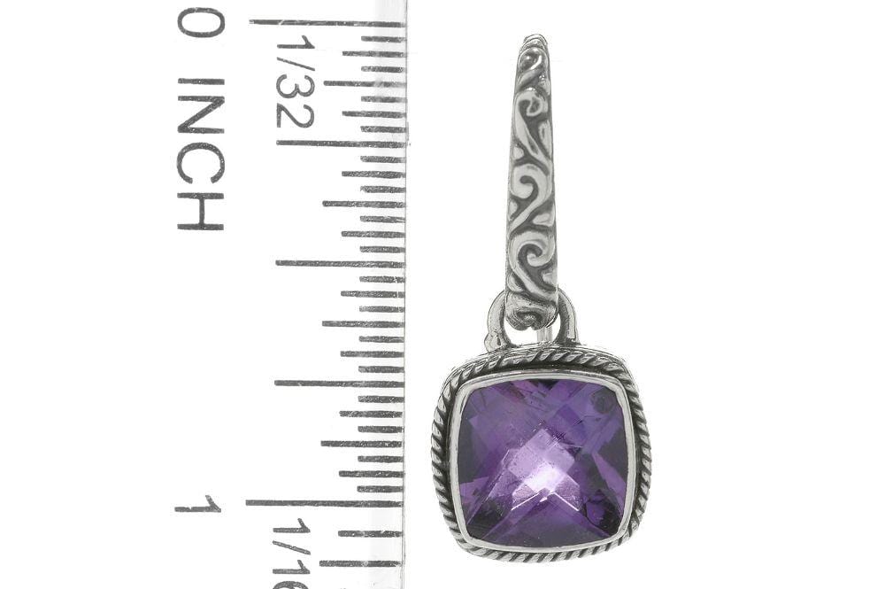 Honesty Earrings- Amethyst