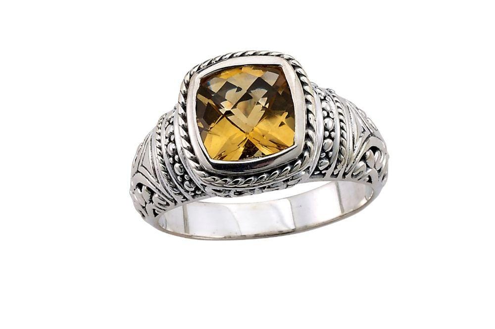 Honesty Ring- Citrine