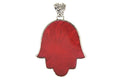 Hamsa Reef Pendant- Coral