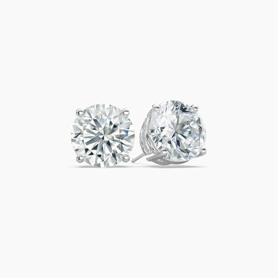 Round Cut Lab Grown Diamond Stud Earrings 0.25 Ct
