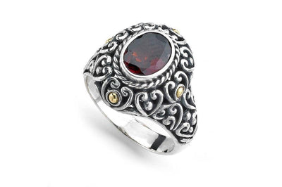 Justina Ring- Garnet