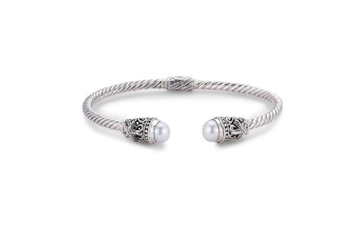 Kenanga Bangle- White Pearl
