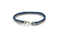 Latitude Bracelet- Blue Leather