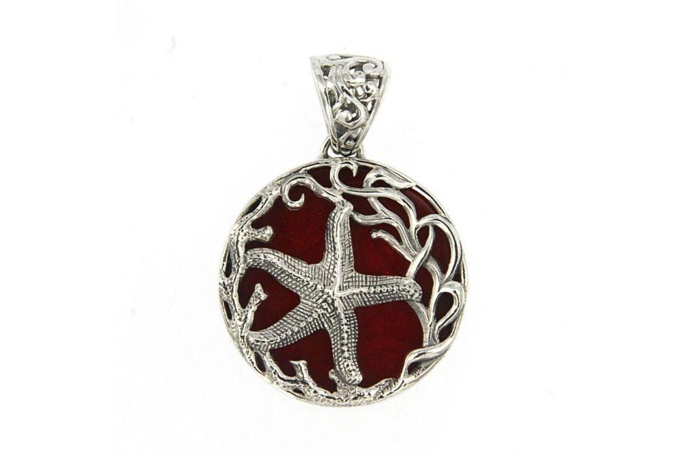 Lautang Pendant- Coral