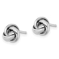 14K Love Knot Polished Post Earrings