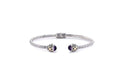 Leandra Bangle- Amethyst