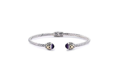 Leandra Bangle- Amethyst
