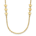 14k Polished Butterfly Necklace