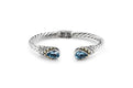 Mandara Bangle- Blue Topaz