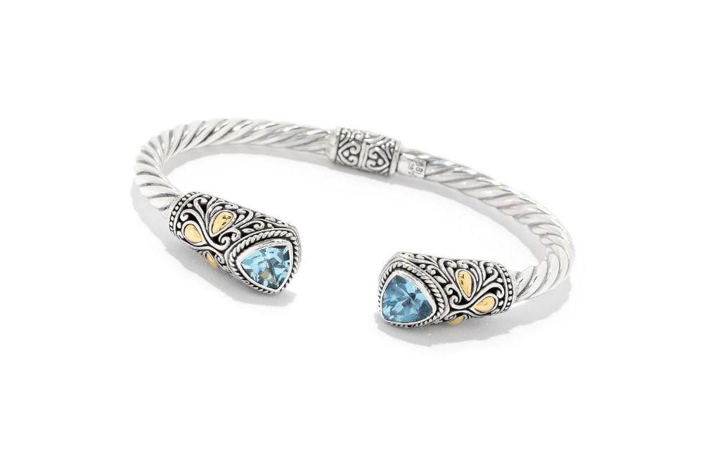 Meiko Bangle- Blue Topaz