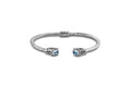 Maria Bangle- Blue Topaz