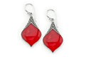 Ornate Earrings- Coral