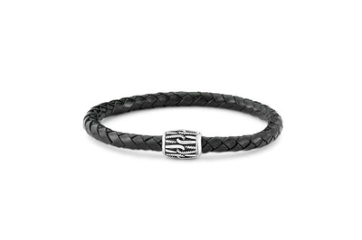 Otota Bracelet- Black Leather