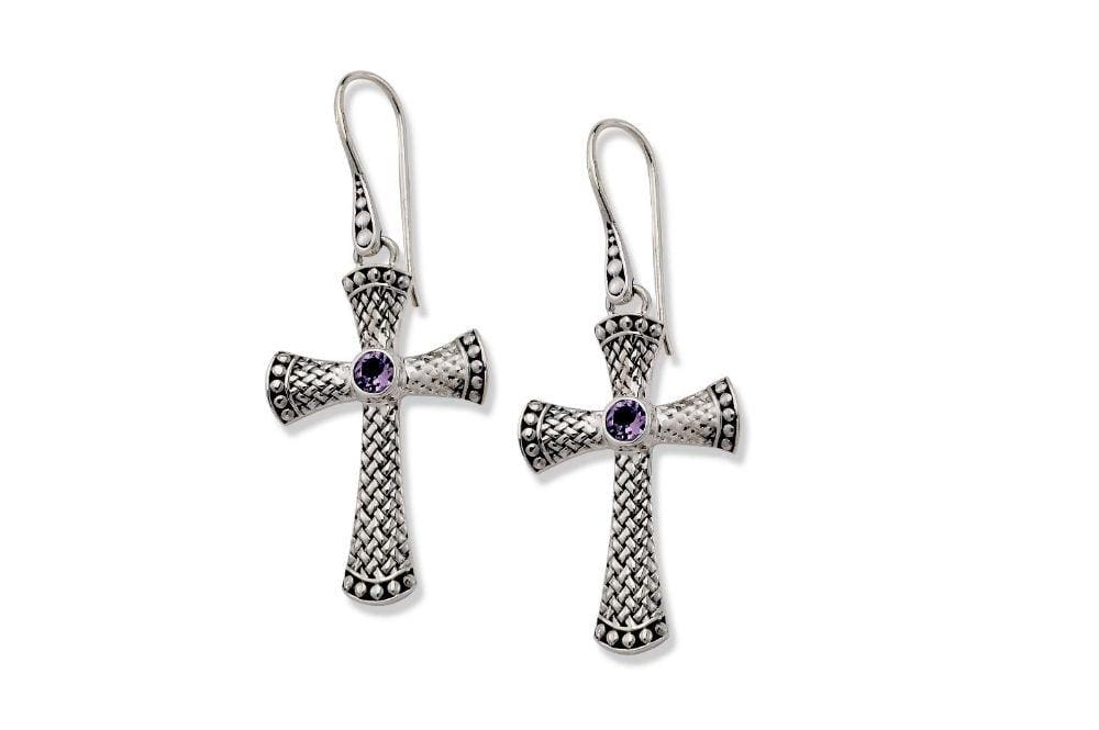 Padang Earrings- Amethyst