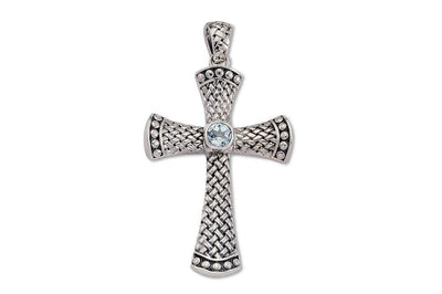 Padang Pendant- Blue Topaz